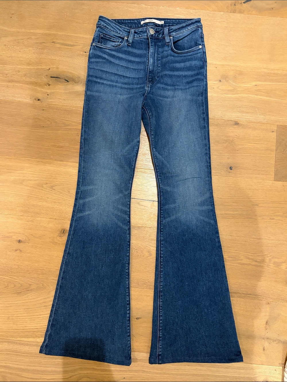 Hudson Holly High-Rise Dark Blue Flare Jeans- NWOT - Picture 2 of 8